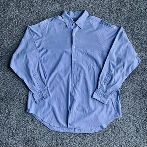 LAUREN Ralph Lauren Men’s Neck Sz. 17 Long Sleeve Light Blue Dress Shirt